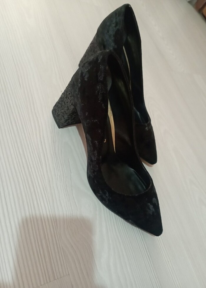 Kalın topuk stiletto - Görsel 3