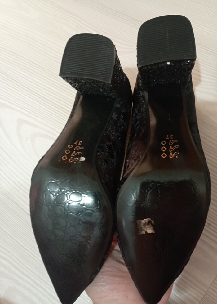 Kalın topuk stiletto - Görsel 5