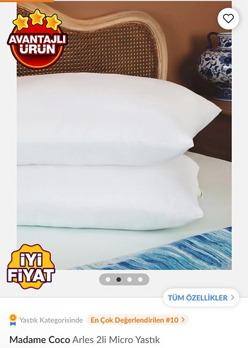 Madame Coco Arles Micro Yastık - Görsel 2