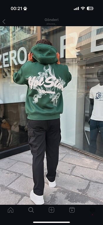 Diğer 3 iplik sweatshirt