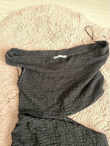 BERSHKA siyah elbise
