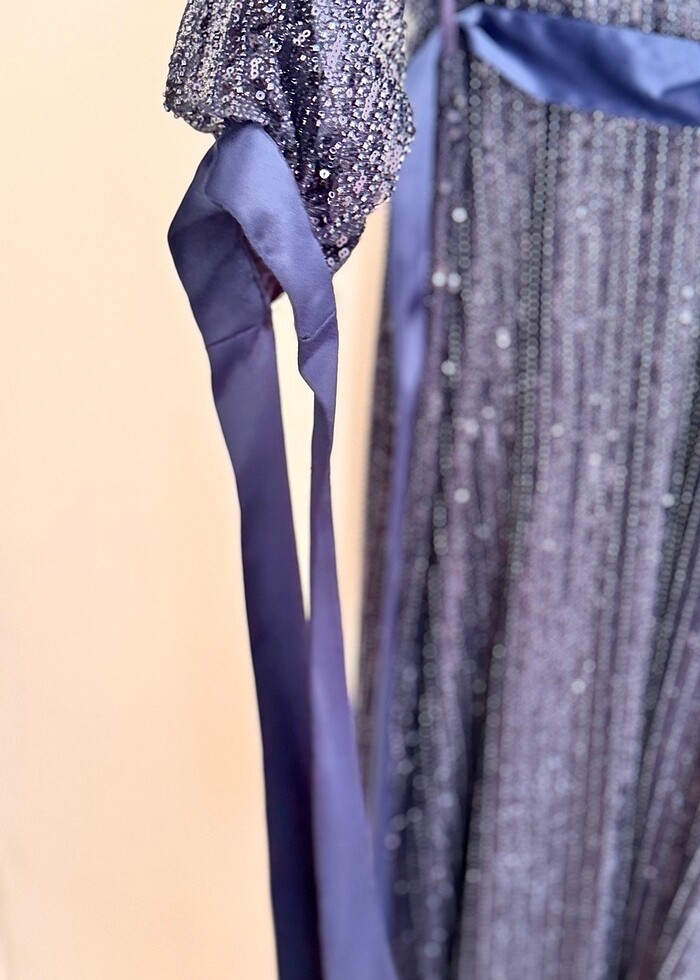 Full taş işlemeli abiye - Görsel 2