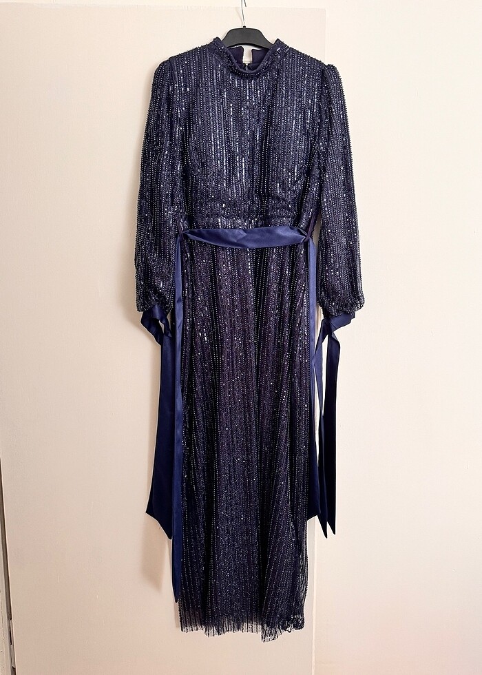 Full taş işlemeli abiye - Görsel 3