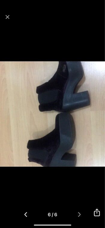 Bordo 38 Topshop Kalın Topuklu