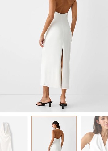Bershka Beyaz bershka beyaz elbise