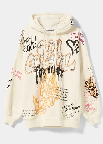 xs Beden Grafiti Sweatshirt 