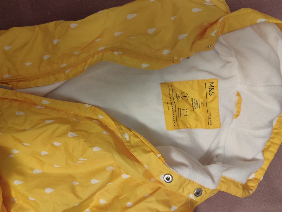 Sarı Düğmeli Bebek Tulumu 12-18 ay - Görsel 3