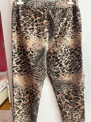 Leopar Likralı Pantolon - Görsel 3