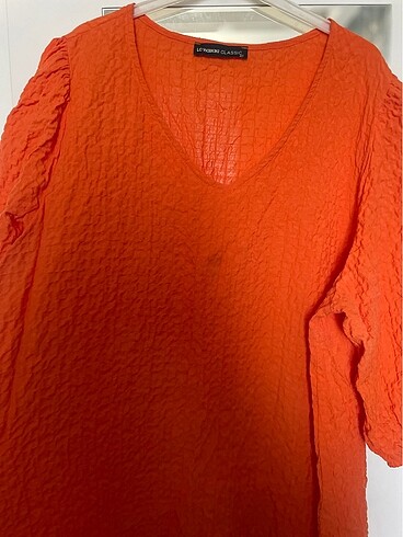 Turuncu Renk Lcw Elbise - Görsel 4