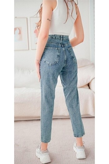 Lcw Mom Jeans Kot Pantolon - Görsel 3