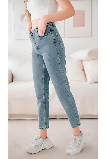 Lcw Mom Jeans Kot Pantolon - Görsel 2