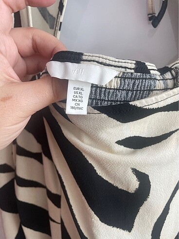 Zebra Desen H&M Elbise - Görsel 5