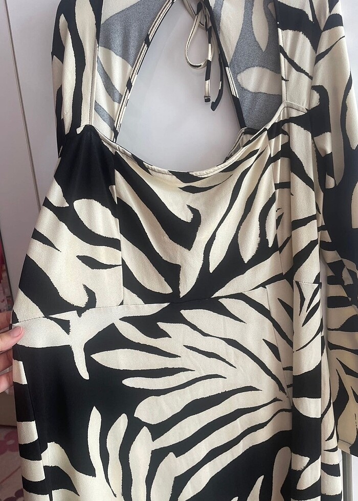 Zebra Desen H&M Elbise - Görsel 4