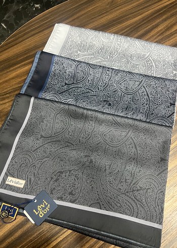 Levidor Etnik Desen Hint İpeği Şal