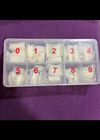 Beyaz Takma Tırnak Seti tips - Görsel 2