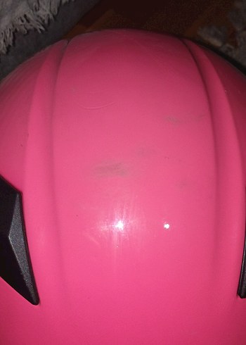 Pembe Motosiklet Kaskı - Görsel 8