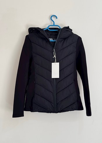 ZARA YENİ SEZON ORİJİNAL KONTRAST ŞİŞME MONT