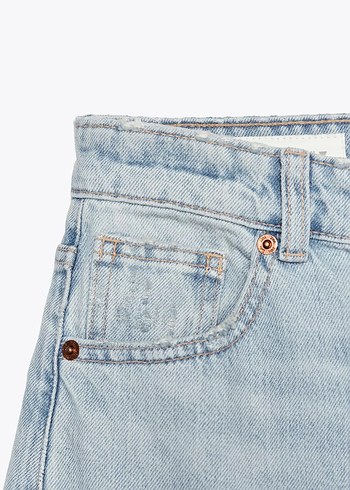 Zara ZARA JEANS TRF EKSTRA GENİŞ PAÇA YÜKSEK BEL PANTOLON
