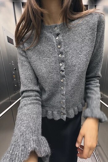 l Beden ZARA FIRFIRLI TRİKO HIRKA