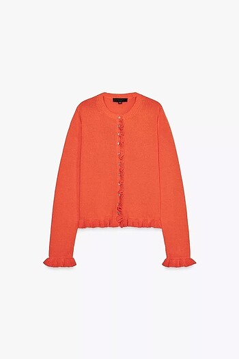 ZARA FIRFIRLI TRİKO HIRKA