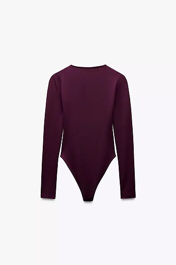 Zara ZARA UZUN KOLLU POLİAMİD BODY