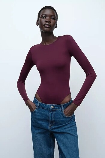 s Beden ZARA UZUN KOLLU POLİAMİD BODY