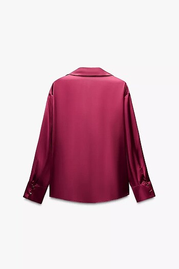 Zara ZARA BASIC SATEN GÖMLEK