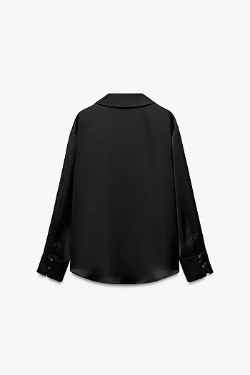 Zara ZARA BASIC SATEN GÖMLEK