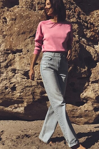 ZARA Z1975 STRAIGHT YÜKSEK BEL UZUN PAÇA JEAN