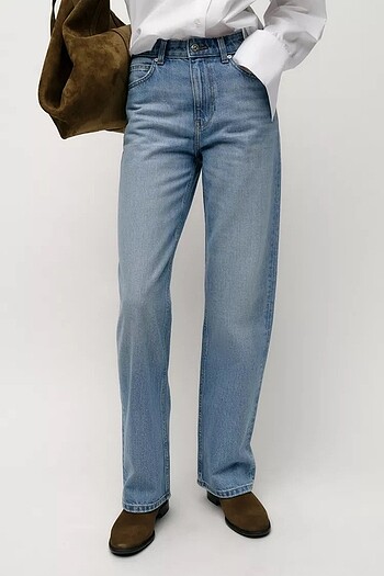ZARA Z1975 STRAIGHT FIT YÜKSEK BEL UZUN JEAN