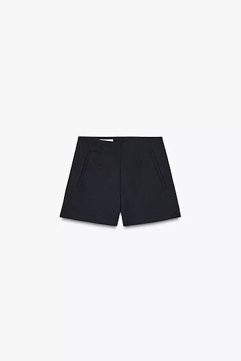 ZARA YÜKSEK BEL BERMUDA ŞORT