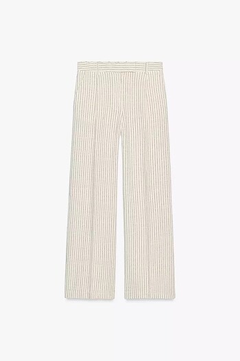 ZARA ÇİZGİLİ GENİŞ PANTOLON