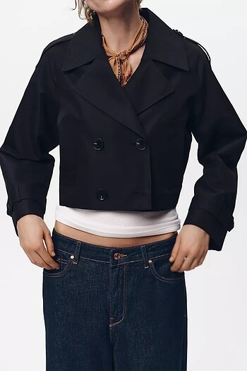 xs Beden ZARA KRUVAZE KISA CEKET
