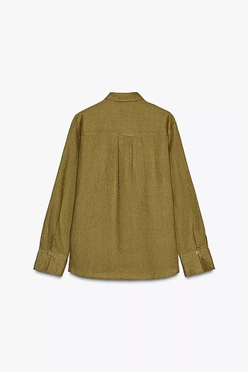 Zara ZARA ZW COLLECTION 0 KETEN GÖMLEK