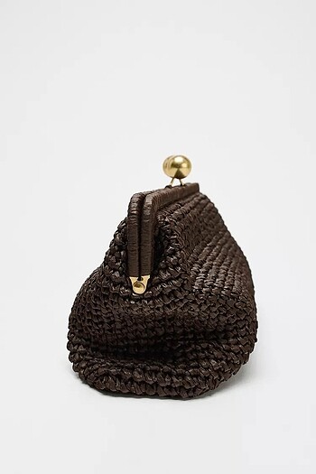  Beden ZARA ÖRGÜ CLUTCH ÇANTA