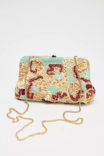 ZARA BONCUKLU CLUTCH