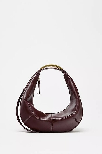 ZARA METAL SAPLI OVAL ÇANTA