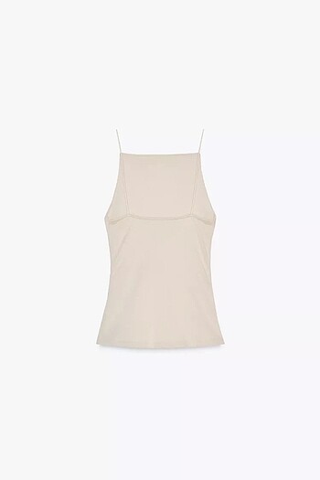 Zara ZARA ASKILI BÜZGÜLÜ HALTER TOP