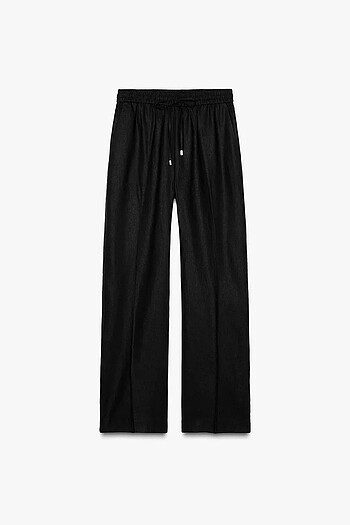 ZARA KETEN KARIŞIMLI DÜZ KESİM PANTOLON