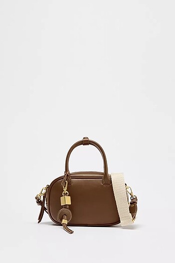ZARA DİKİŞ DETAYLI MİNİ ÇANTA