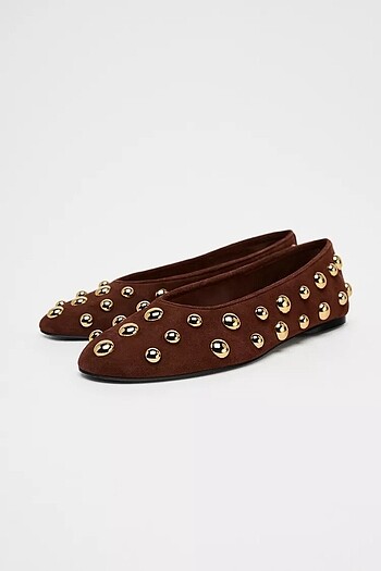 ZARA ÇITÇITLI SÜET BABET