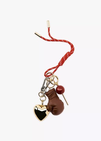 Zara ZARA ORİJİNAL ÇOKLU CHARM'LI KALP ELDİVEN ANAHTARLIK