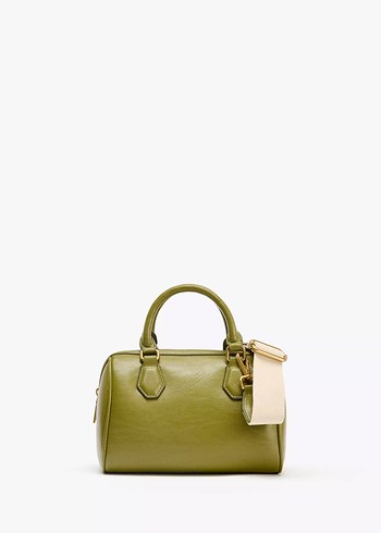 Zara ZARA YEŞİL KOL ÇANTASI CITY ÇANTA SIFIR VE ETİKETLİ