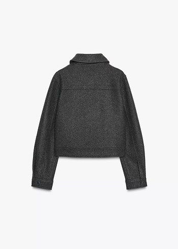s Beden siyah Renk ZARA KOYU GRİ YENİ SEZON SOFT FERMUARLI CEKET