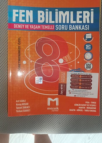 8. Sınıf Fen Bilimleri Soru Bankası Seti