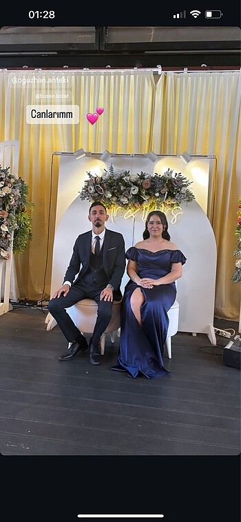 Diğer Lacivert abiye elbise