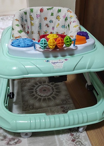 Renkli Turkuaz Bebek Yürüteci - Görsel 3