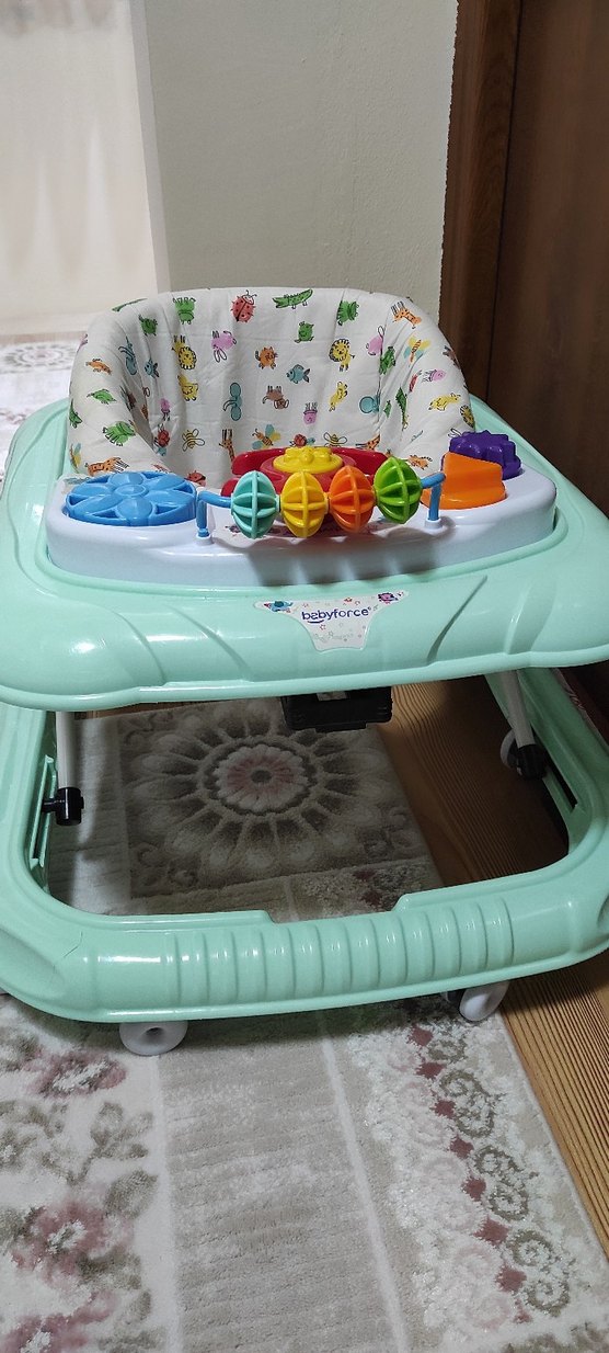 Renkli Turkuaz Bebek Yürüteci - Görsel 3