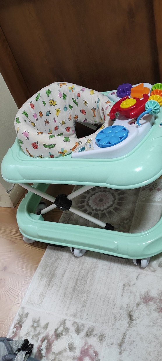 Renkli Turkuaz Bebek Yürüteci - Görsel 2