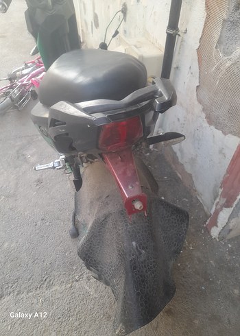 Turuncu Baskılı Plastik Motosiklet Dizlik - Görsel 8